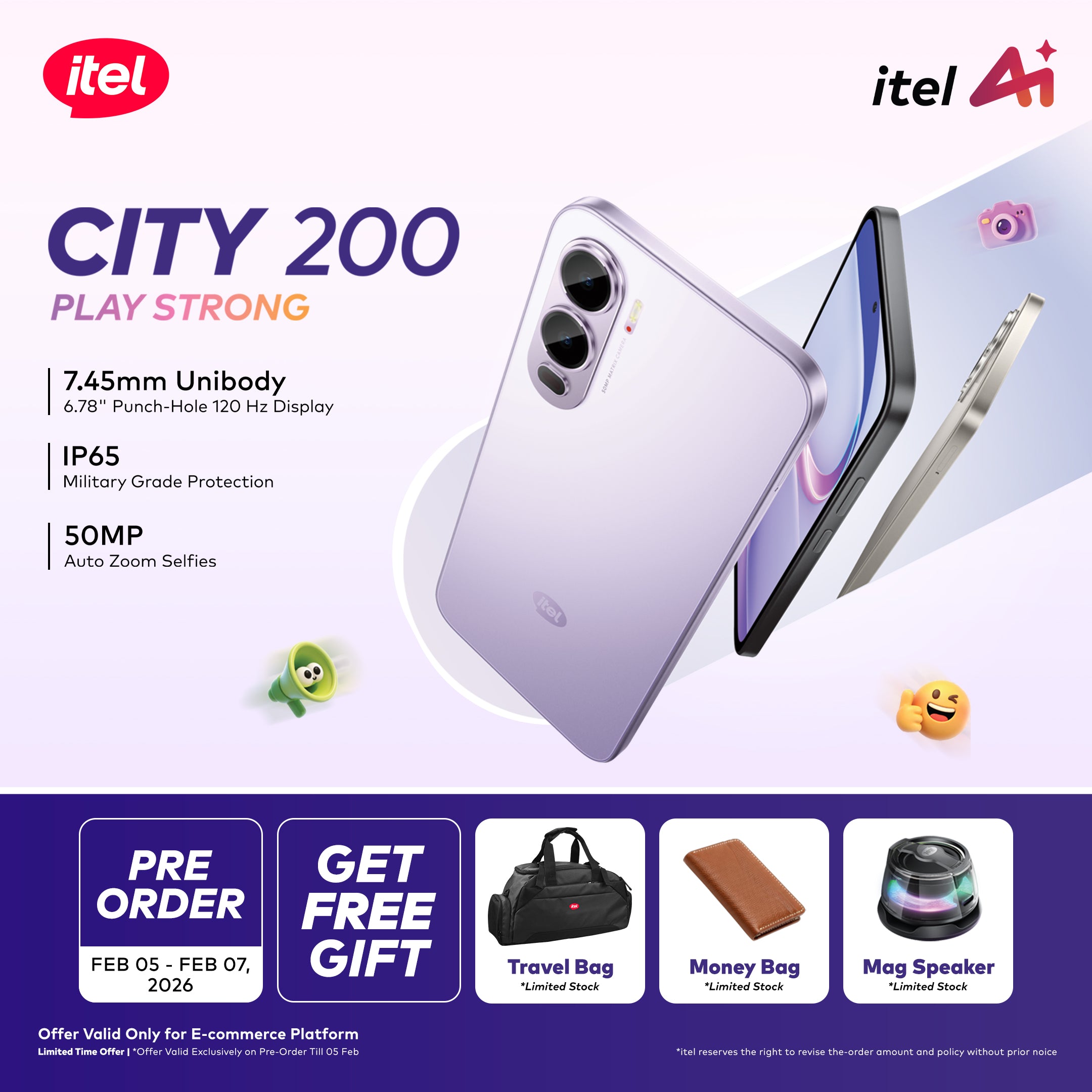 itel city 200