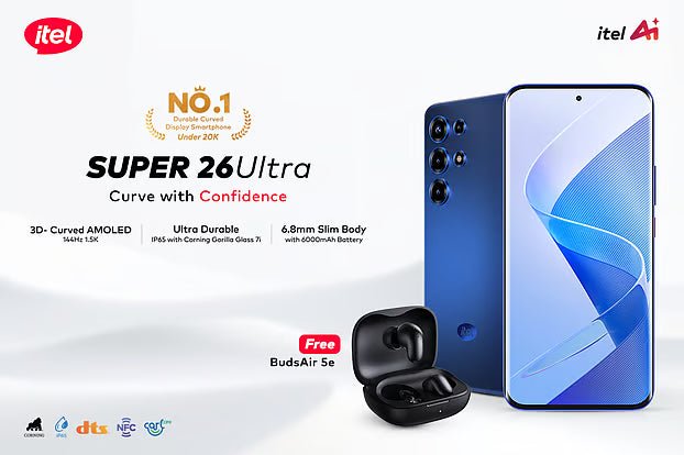 itel launches Super 26 Ultra with curved AMOLED, AI features for Tk 20,000